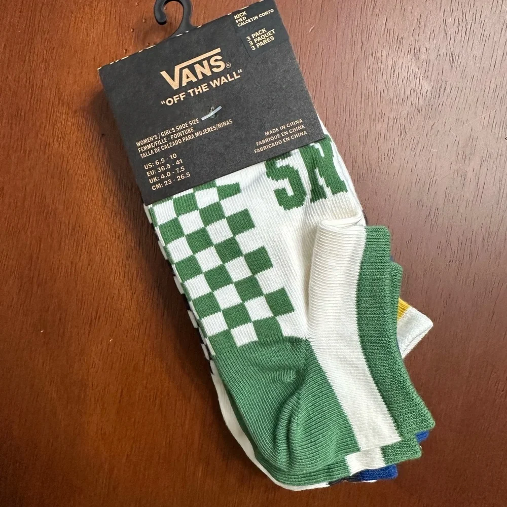 Vans 3-Pack Checkerboard Socks